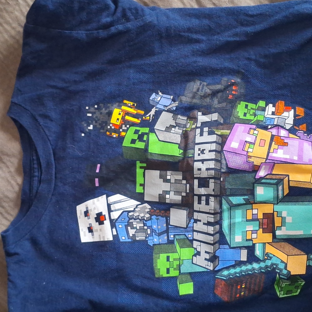 Minecraft youth t shirt